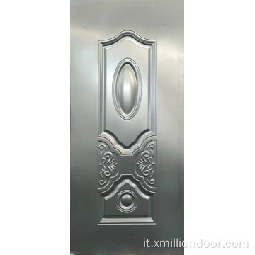 Pannello per porta in metallo dal design classico